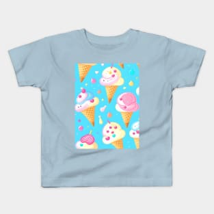 Delicious Creamy Ice Cream Cone Kids T-Shirt